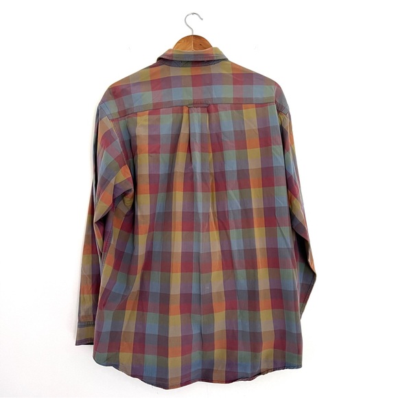 Vintage Orvis Check Shirt Mens Medium - Long Sleeve Shirt 100% Cotton - Picture 3 of 5